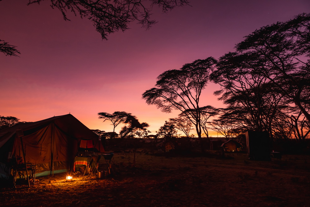 Randonn&eacute;e safari Laikipia Hébergement