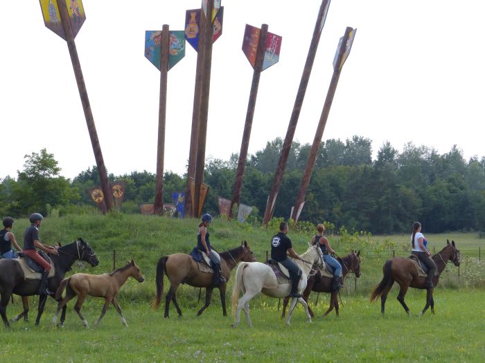 Chevauchée en étoile à travers les steppes hongroises