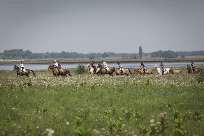 Chevauchée en étoile à travers les steppes hongroises